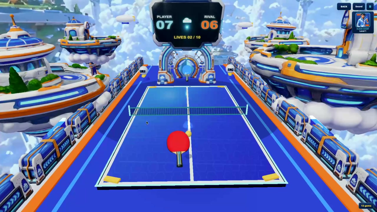 A frame from the Paddle Arc gameplay recording.