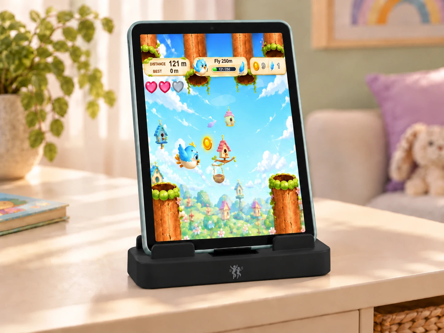 Birdie Bounce on an iPad seated in PlayDock