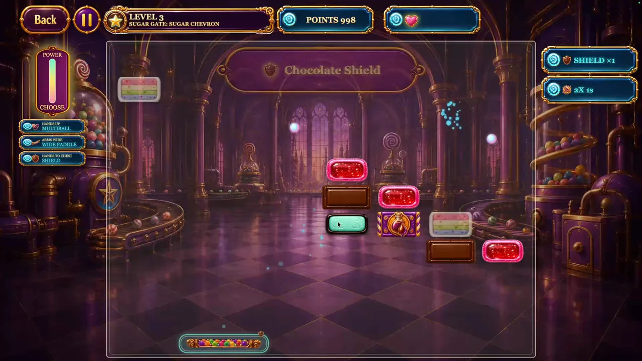 Action from the Chocolate Chipper gameplay recording