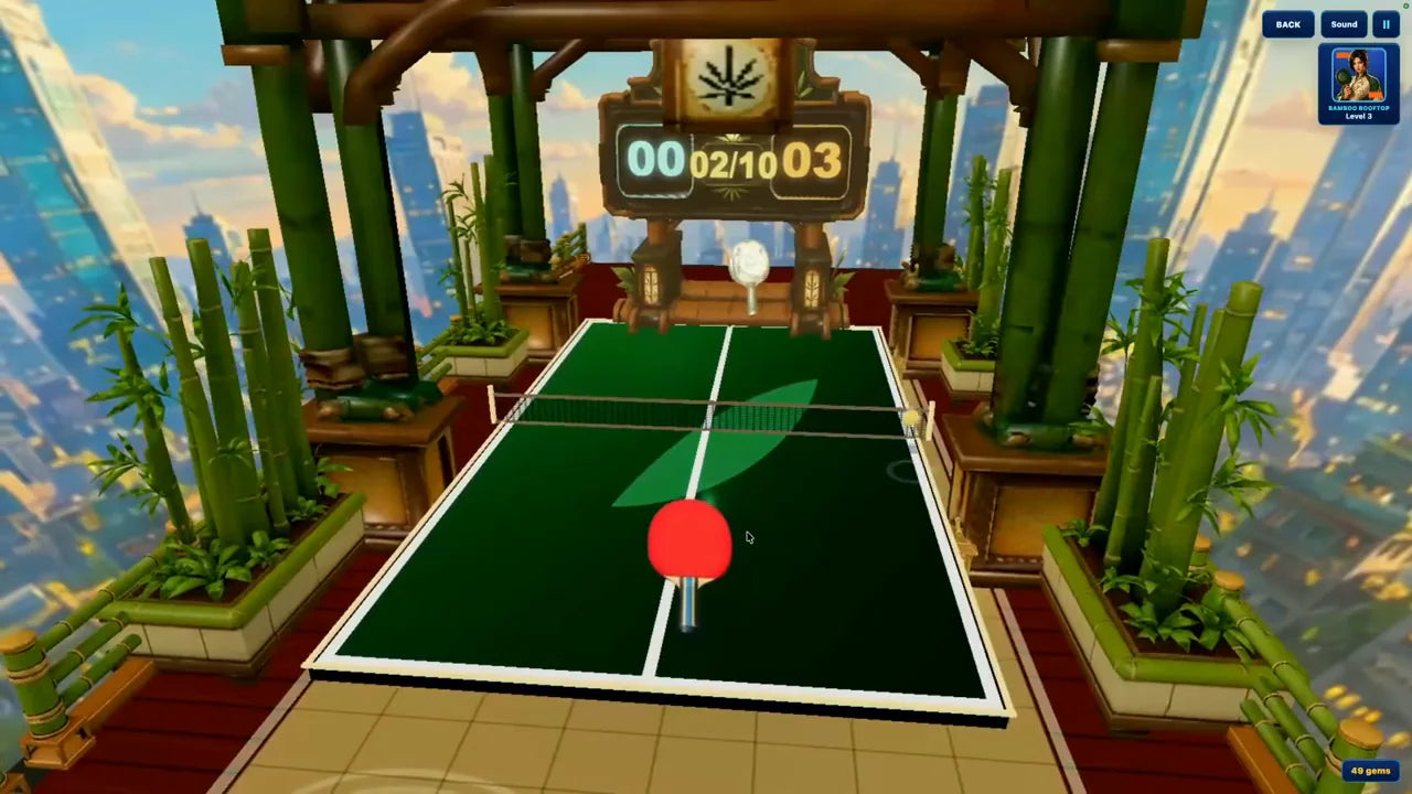 Action from the Paddle Arc gameplay recording